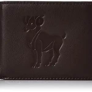 Justrack Dark Brown Colour Stylish Leather Wallet Only for Boys with Coin Pocket Brand (LWM00201-JT_23)