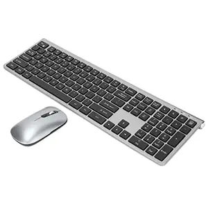 JUMZ Wireless Keyboard and Mouse Combo, Plug and Play High Sensitivity Laptop Mouse and Keyboard for