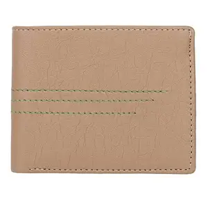 Sunshopping Men’s Formal Artificial Leather Fancy Wallet (ZNC-2) (Cream)