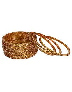 Designer Colorful Collection Multi 12 Fashion Bangle Set Ornamented With Exclusive Beads-GI1 (Bangle-GI1.a_bang)