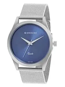 Giordano Analog Watch for Men Stylish Metal Strap| 3 Hands Mechanism with Water Resistant Wrist Watch GZ-50111