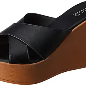 Inc.5 Wedges Fashion Sandal For Women_990163_BLACK_4_UK