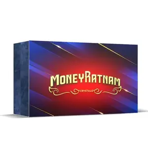 Money Ratnam Natural Pyrite Pendant for Prosperity – Original Pyrite Crystal Pyramid, Wish Stone for Wealth, Abundance, and Success