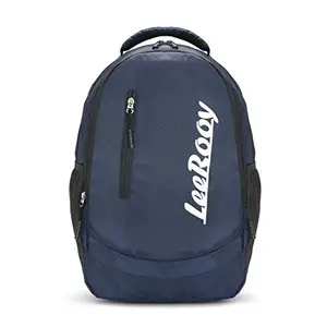 LeeRooy 15.6-Inch BG15BLUE 28 Ltrs School Bag/Laptop Backpack/Casual Backpack/Durable Bag/Office Bag/College Bag-01