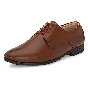 Blue Leather Men's 3915 Tan Formal Shoes_9 UK (3915-3)