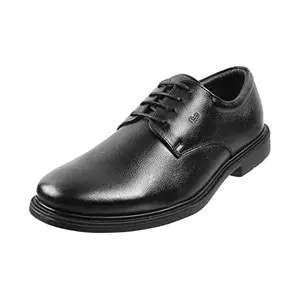 Metro Mens Leather Black Lace-up Shoes (Size (6 UK (40 EU))