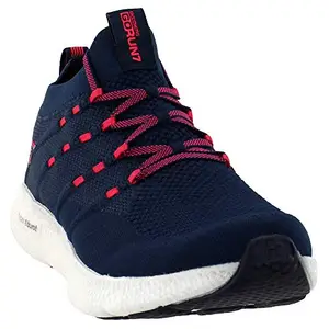 Skechers Womens GO Run 7 - Navy/Pink Running Shoes -3 UK (6 US) (15219)