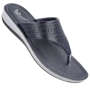 WALKAROO Sandals For Womens|Light Weight and Comfortable|Soft Cushion|WE2022 - Blue