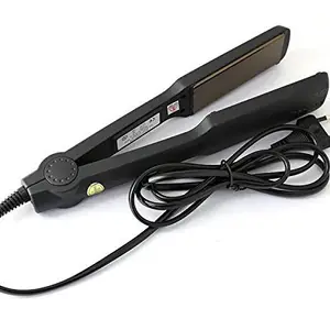Hair Straightener with Ceramic Plates, Professional Hair Styling Tool, Black