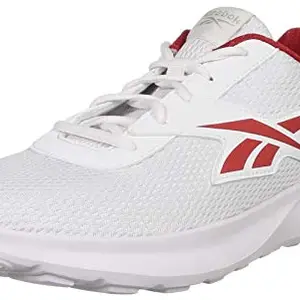 Reebok Men Synthetic Textile Voyager 1.0 Running Shoes White- RED Rush UK-11