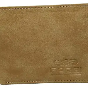 GARGI Men Beige Pu Leather Wallet -