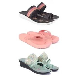 Women's Comfortable Sandal,Casual Lightweight Sandal for Everyday Wear for women'sREP-(COMBO-3)-1992-1979-1954-8-EURO-39