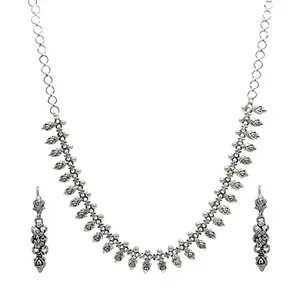 925 SILLER Pure Silver Necklace Set NL1019