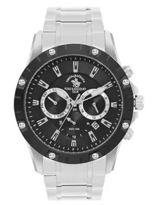 Santa barbara polo & racquet club Analog Black Dial Men's Watch-SB.1.10545-1