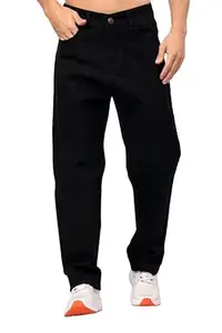 London Hills Men Jeans || Baggy Fit Jean's for Man || Loose Fit High Rise Denim || Stretchable Casual Wear Jean,s || Dance Rap Rapping Style Pant for Men || Denim Cotton Jeans (0)