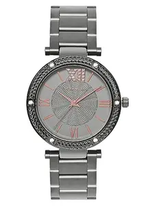 Giordano Analog Stylish Watch for Women Water Resistant Fashion Watch Round Shape with 3 Hand Mechanism Wrist Watch for Girls & Ladies to Compliment Your Look/Ideal Gift for Female - GZ-60064