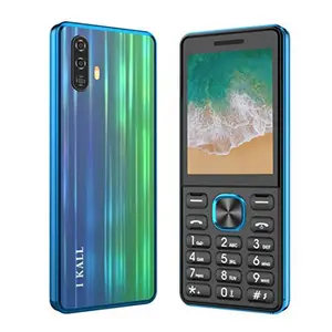 I KALL K444 Dual Sim Smart Series Keypad Mobile (2.4 Inch, Super Torch, 2500 mAh Battery) (Blue) price in India.