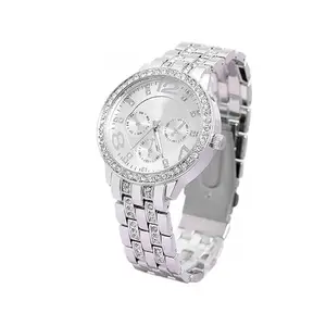 Trendyaddy Pack of 1 Women Stainless Steel Watch Strap Round Dial Silver Analog Quartz Watch - Gift for Birthday, Rakshabandhan and Other Festive Gifts[ANG-TA-083]