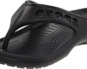 Crocs Unisex Adult Black Baya Flip Flops 11999-001_M10W12