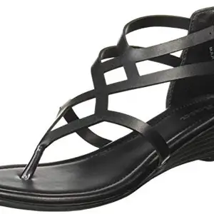 BATA Women's Lozze Black Fashion Sandals-3 UK (36 EU) (6616054)