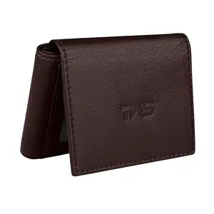 The Wallet Store Fold Craft Vegan Leather RFID Protected Wallet for Men | Tri-Fold Wallet | 9 Card Slots | Cash Compartment | ID Card Pockets (Brown)