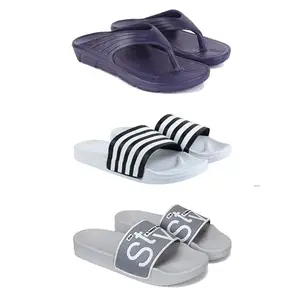 DRACKFOOT Men's Sandals | Lightweight Wear| Stylish & Easy to Wear For Men'S GRT-SAN-(3-COMBO)-3153-3026-1589-7