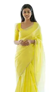 Orbexa Soft Cotton Saree for Women with 0.8 Meter Blouse Piece – 5.5 Meter Comfortable Traditional Ethnic Saree for Wedding, Festival, Party & Daily