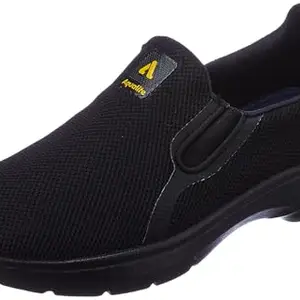 Aqualite Men PLS-703 Casual Shoe, Grey/Mustard, 9 UK/India