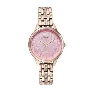 Sonata Poze Analog Quartz Pink Dial Watch for Women