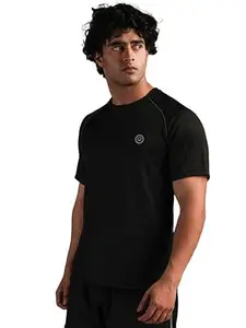 CHKOKKO Gym T Shirts for Men Workout Activewear Solid Quick Dry Sports Tshirt for man Breathable Lightweight Half Sleeve Regular Fit Round Neck Running Boys T Shirt