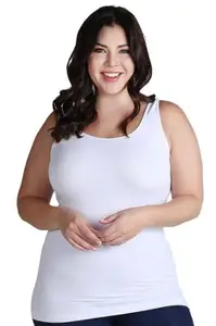 Premium Make a Cool and Dry Vest Top Camisole Active Lifestyle. Cotton & Breathability and Softness, Spaghetti Inner wear Camis for Women, Girls Pack of 1