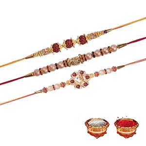 Manonita Rakhi Gift for Brother, bhaiya bhabhi, Gift Set (Rakshabandhan Mug, Roli,Chawal) BA-BC-BJ