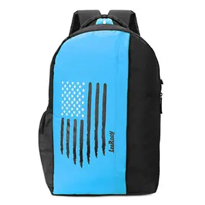 LeeRooy Canvas 38 LTS Blue Bag BG2blue with Laptop Compartment School Bag College Backpack