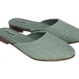 BALARIAN Loafer for Womens with BEAUTYFULL Style Trendy Style KF27 Green