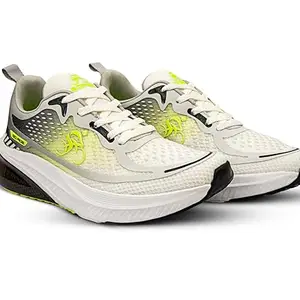 GO Ride Canada White/R-Slate Sports Running Shoes for Men, Lightweight, Engineered for Speed and Stability, Sports Shoes for Men (Size 10)