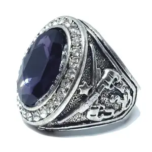 JDSM Violet Synthetic Stone Ring for Men & Women (Click on JD Gems and Rings to buy our Products) (22)