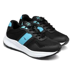 ASIAN Women DESTINY-01 Running And Casual Wear Running Shoes With Laces, Lightweight And Comfortable Shoes Gym And Sports Shoes For Women & Girls With Stylish Design, 5 UK, Black