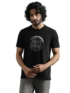 Royal Enfield Cruising Emblem T-Shirt (Size: S)-TSS240072-BLACK