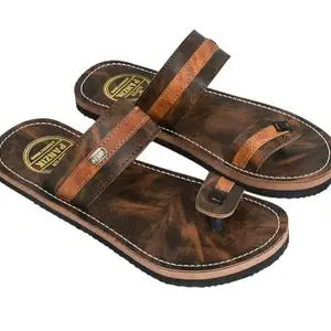 Super Panzik Men Ortho slippers, Soft comfortable and stylish flip flop slippers for Men in exciting colors, Lightweight,Anti Skid, Daily Use Chappal.(BrownChalla-9)