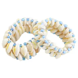 Handmade Conch shell Bracelet for Women, Colourful Seashell Bracelet Fancy & Stylish Jewellery Elastic Band & Bangles | Fashion & Party Wears