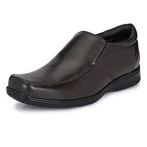Burwood Men BWD 246 Brown Leather Formal Shoes-7 UK (41 EU) (BW 247)