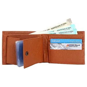 Currency Men's Tan Artificial Leather Wallet