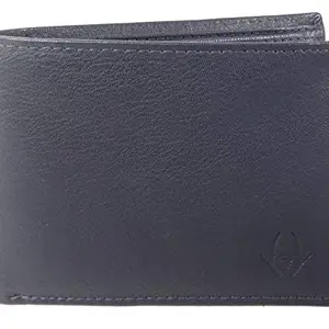 HideChief Navy Blue Genuine Leather Wallet for Men (HC211)