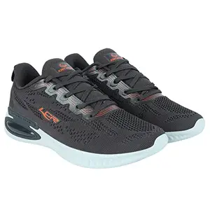 Lancer Mens Rocky-1 Grey Running Shoe - 10 UK (ROCKY-1DGR-ORG-10)