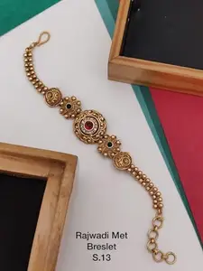 Kalakriti Copper Rajwadi Mate Plated Bracelet For Women And Girl (A820)