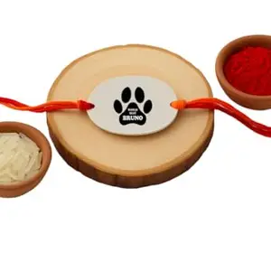 Raavi colors Furry Friend Rakhi â€“ Dog Brother Gift | Skin-Friendly Material