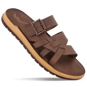 WALKAROO Men's Slip-On Comfort Sandals - WGP53054 Brown