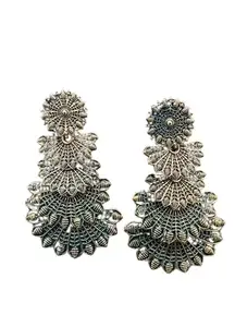 Peacock Metal Earring for Girls and Women