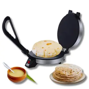 Electric Roti Maker, 900 Watts, Non-Stick Automatic Chapati Maker with Cool Touch Handle, Black.