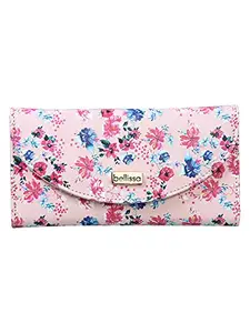 BELLISSA Wallet for Women | Premium PU Leather Printed Pattern Wallet for Ladies | 8 Card Slot | 1 Cash Compartment | Tri Fold Design | Gift for Women